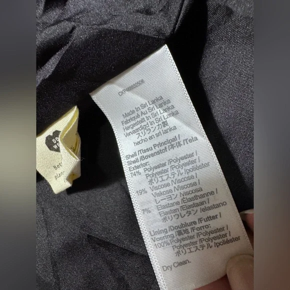 Madewell Women's Crop Style Blazer Black Size Small - Picture 5 of 13